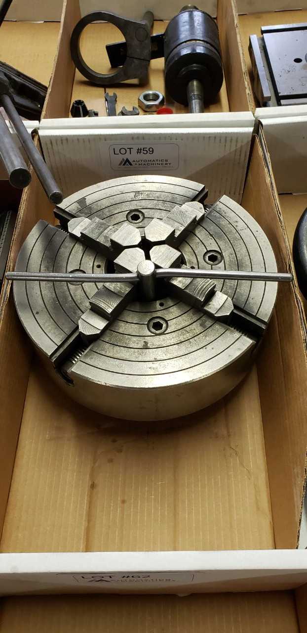 4-Jaw Chuck for Leblonde Lathe - LATHE PARTS
