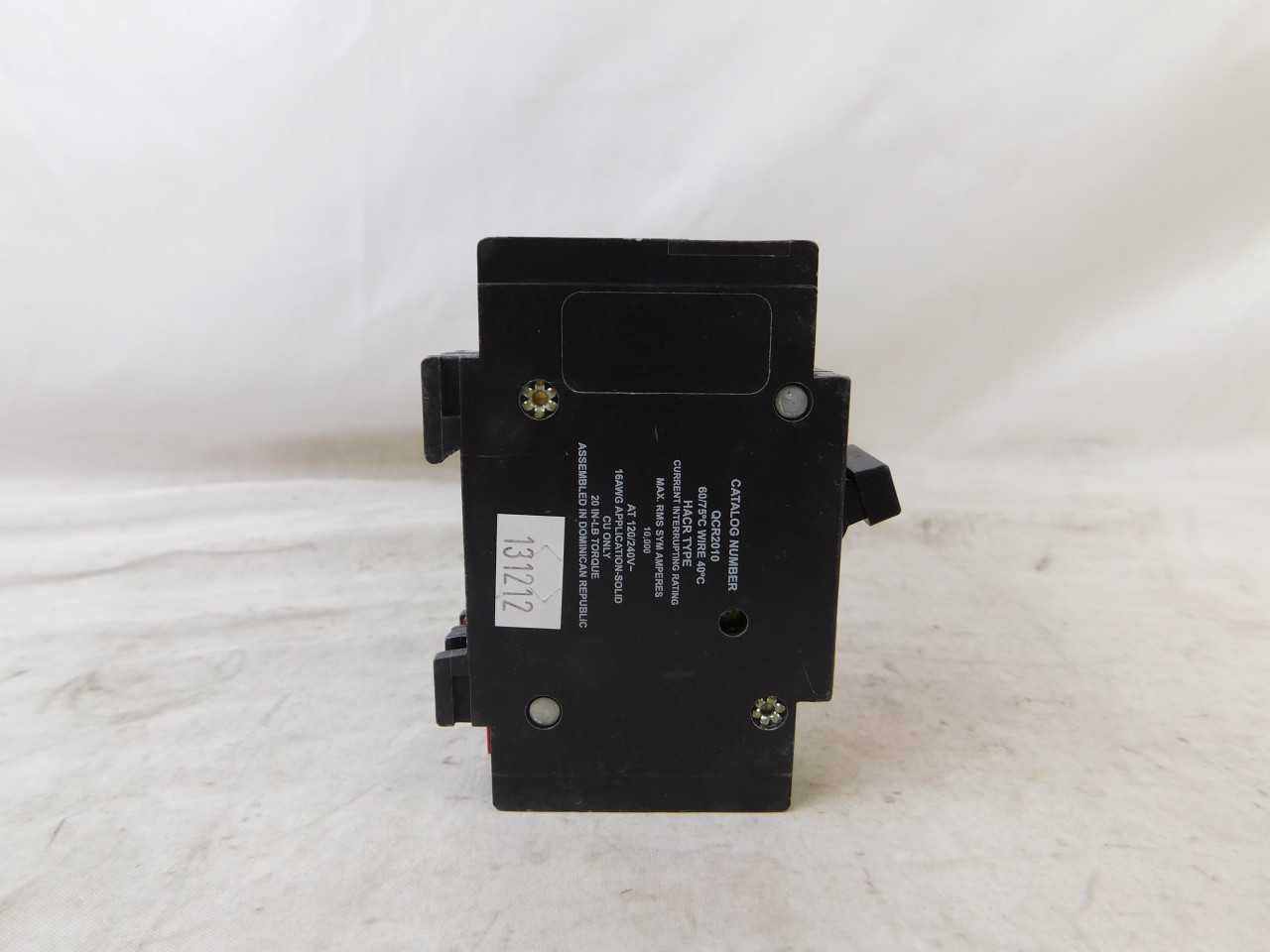 Quantity of 18 New Surplus Eaton QCR2010 Plug In QC 2P 10A 120V - ELECTRICAL COMPONENTS