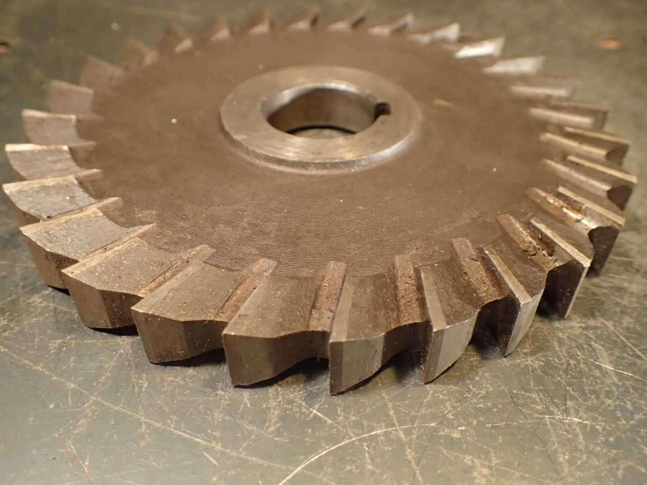 Cleveland 1/2" x 5-1/4" Plain Straight Tooth Side Milling Cutter 1" Arbor Hole - MILLING TOOLS