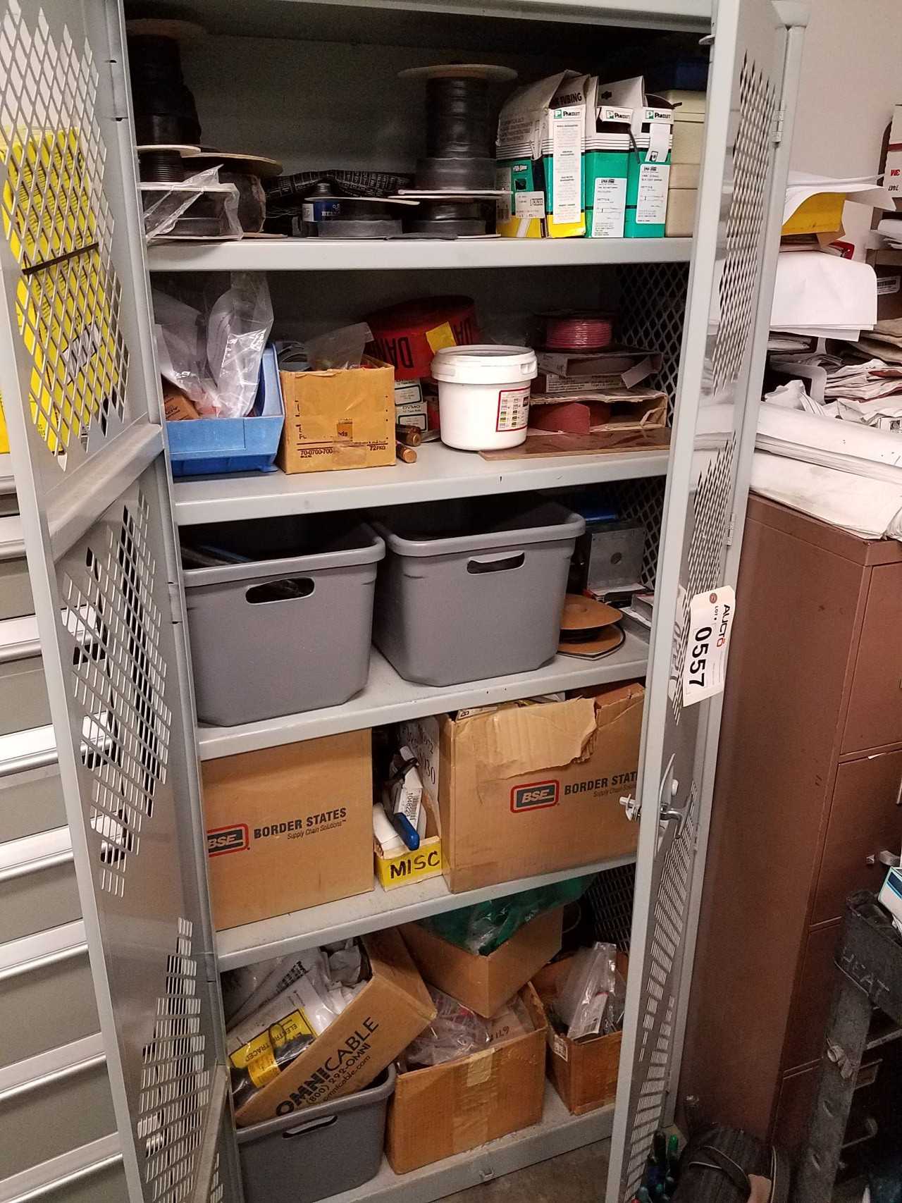 Double door cabinet 36" x 78" x 24", no contents - TOOL STORAGE
