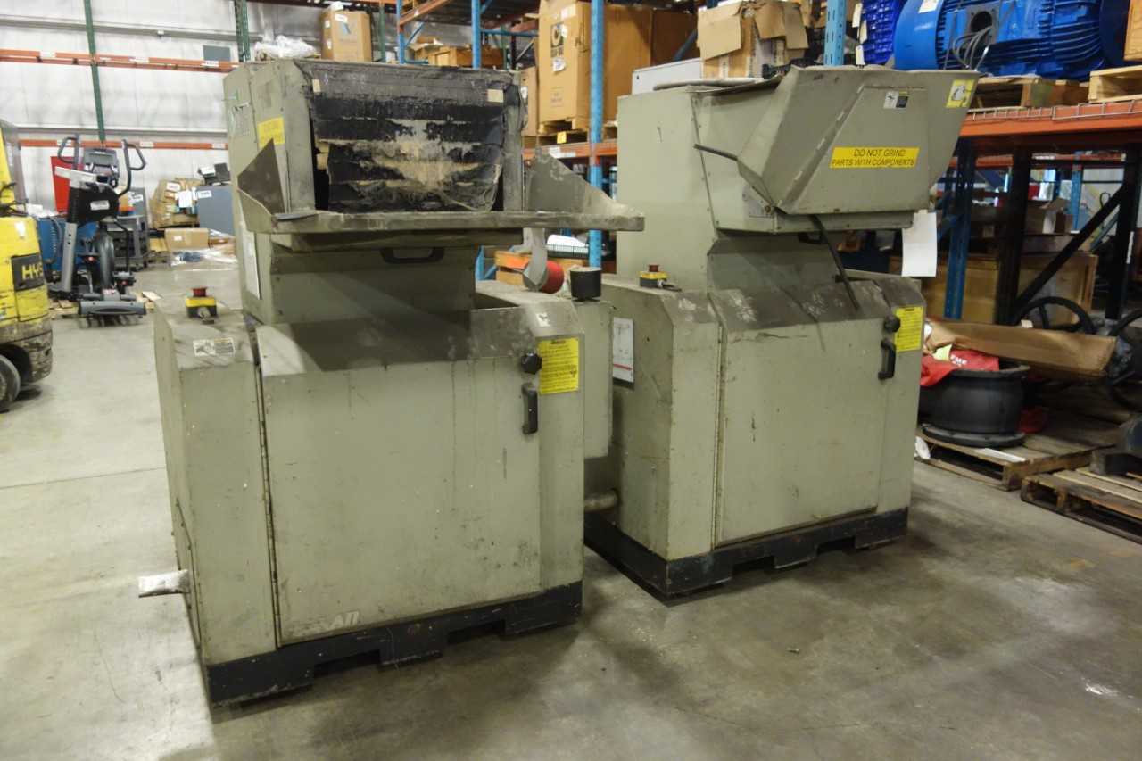 LOT OF 2 CONAIR CB-1018 GRINDER GRANULATORS - GRINDING MACHINES
