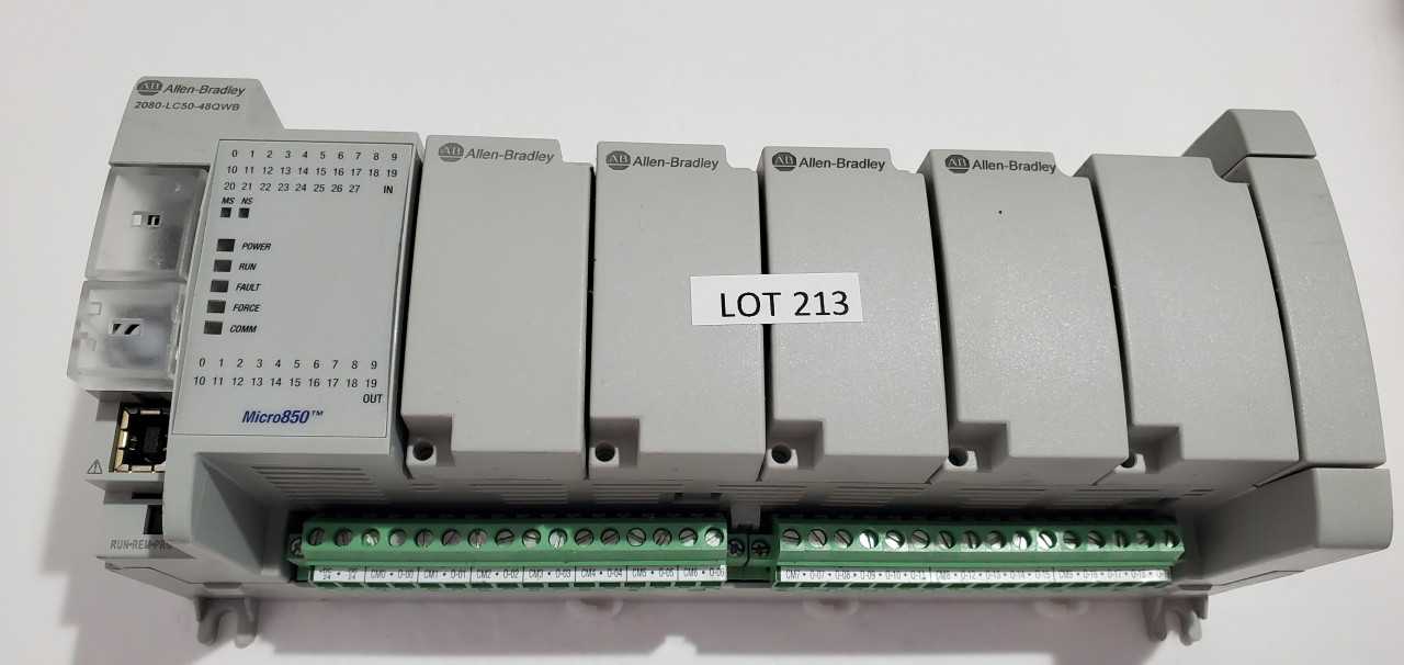 Allen Bradley Micro 850 2080-LC50-48QWB PLC - AUTOMATION & CONTROLS Allen Bradley Micro 850 2080-LC50-48QWB PLC - AUTOMATION & CONTROLS