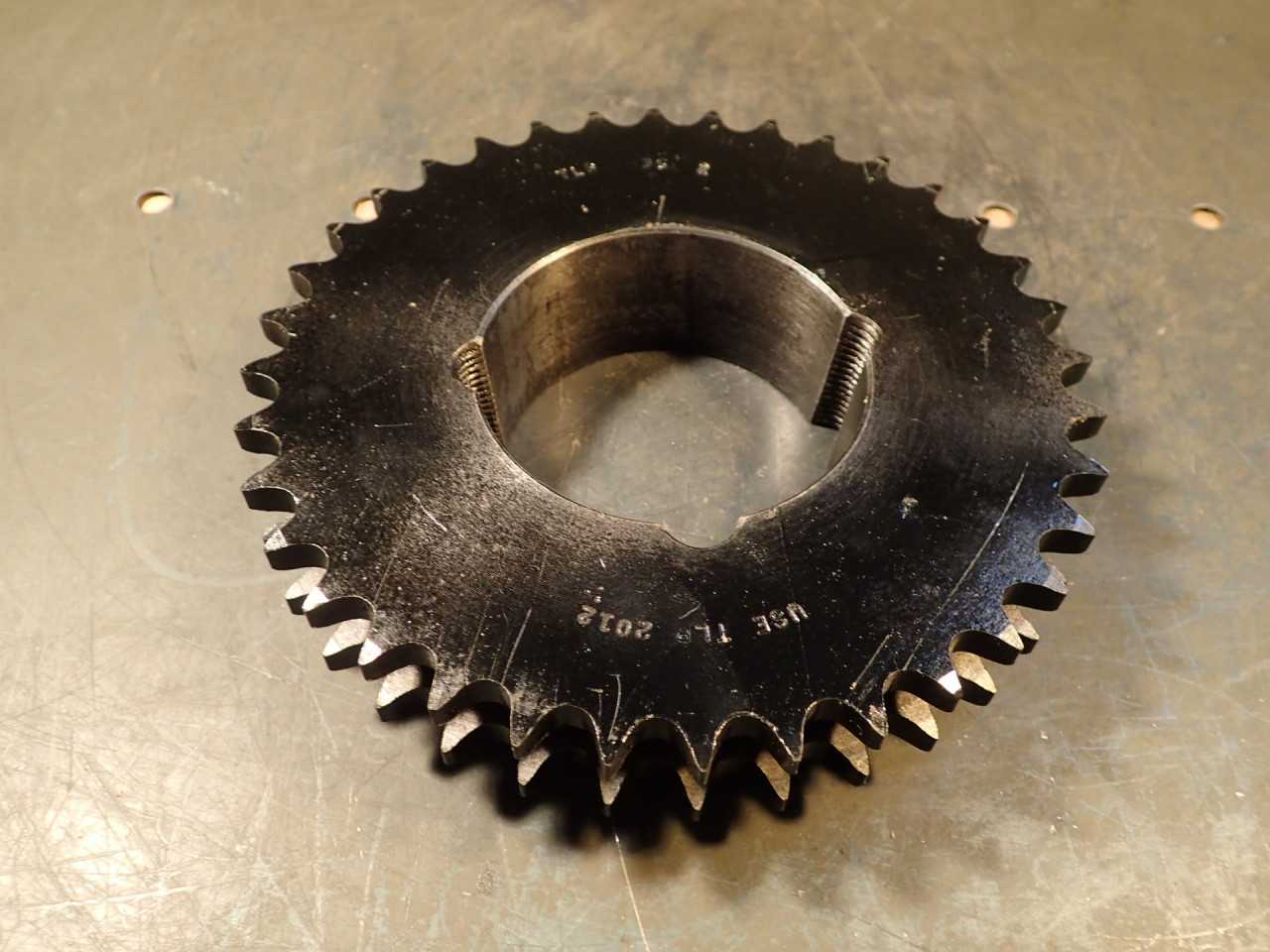 Dodge TLB-436-2 #40 2-Strand Steel Chain Sprocket 36-Tooth TLB-2012 Bushing Bore - SPROCKET