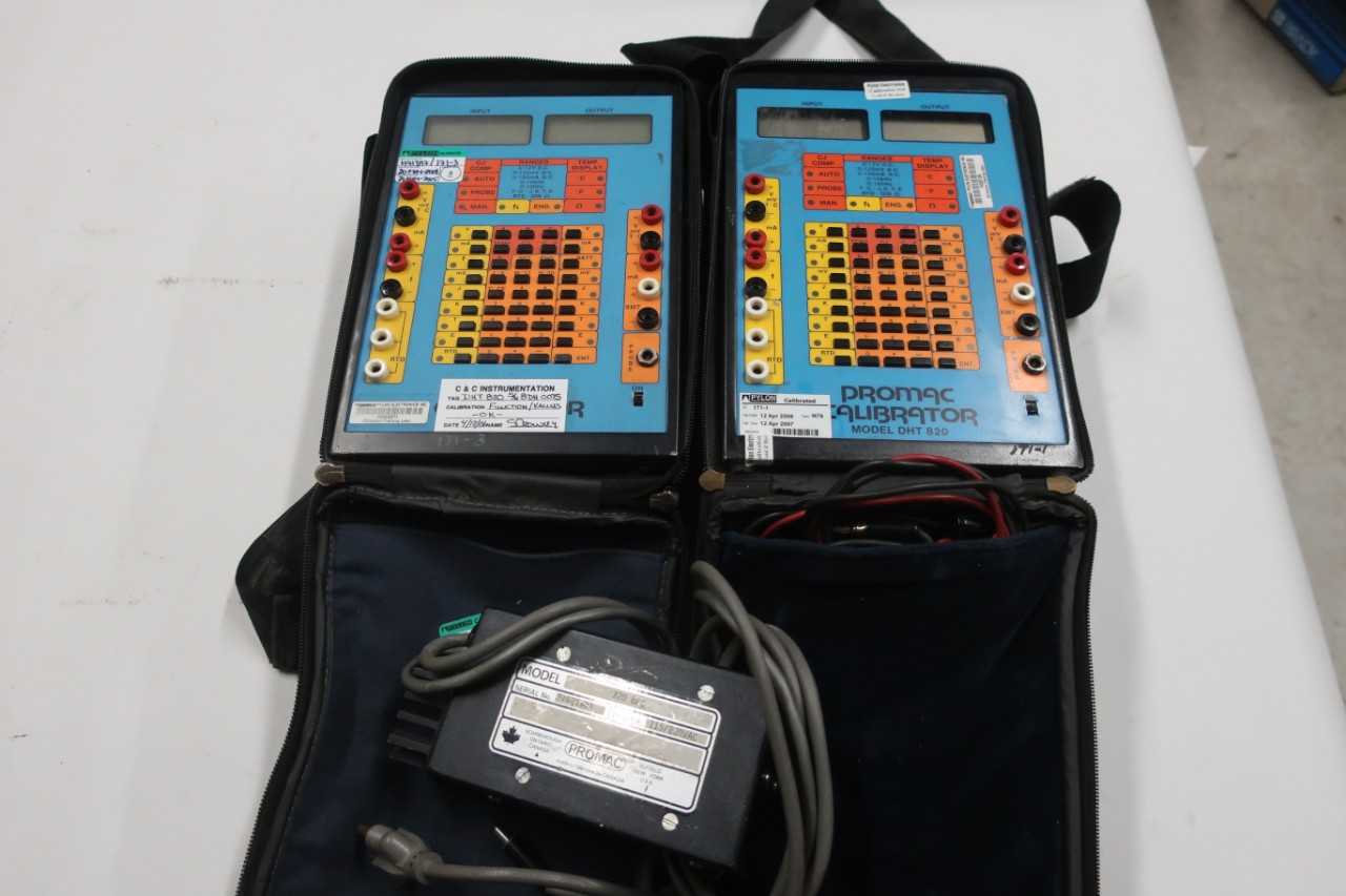 LOT OF 2 PROMAC X20 BP6 PROCESS CALIBRATOR - ELECTRIC POWER TOOLS