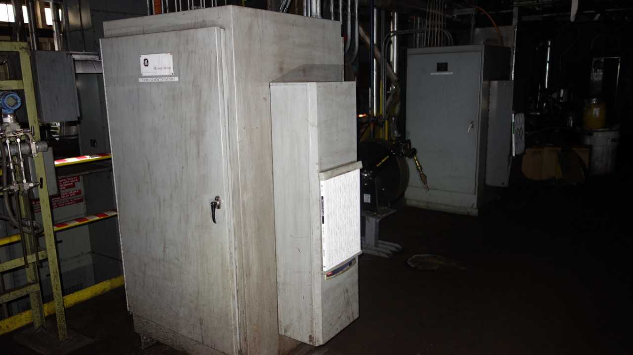 LOT OF 2 MONITORING SYSTEM CABINETS W/ GE FANUC 90-30 - AUTOMATION & CONTROLS