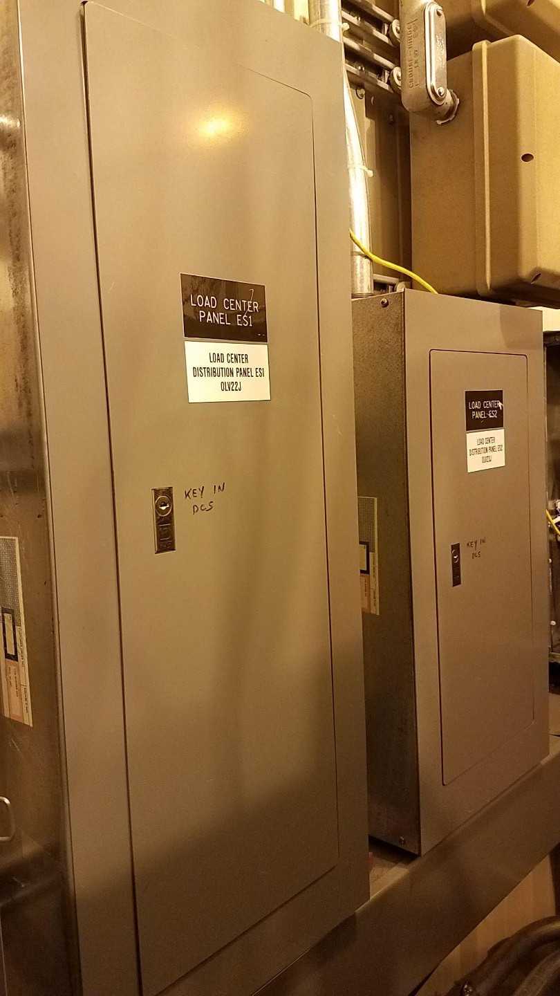LOT OF 4 SQUARE D DISTRIBUTION PANELBOARD CABINETS - TOOL STORAGE