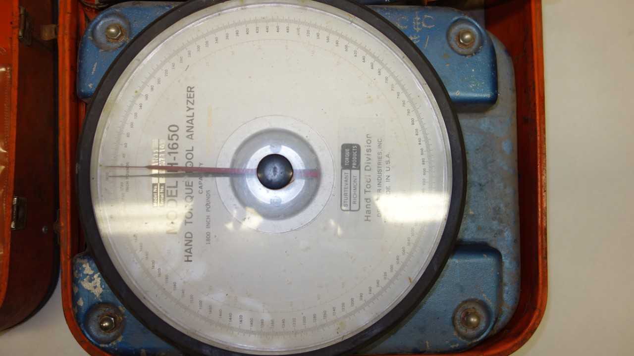 TORQUE PRODUCTS H-1650 HAND TORQUE TOOL ANALYZER - ANALYZER