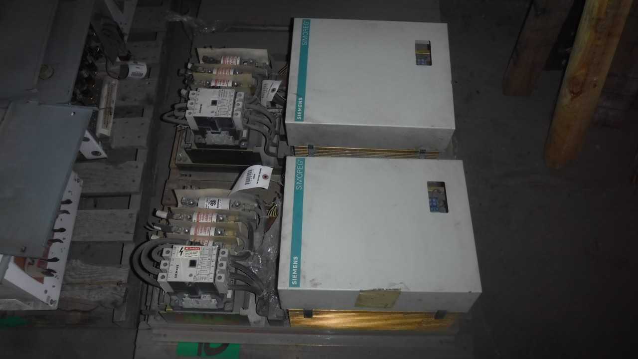 Two 50 HP 600 VAC Siemens DC Drives - MOTOR DRIVES