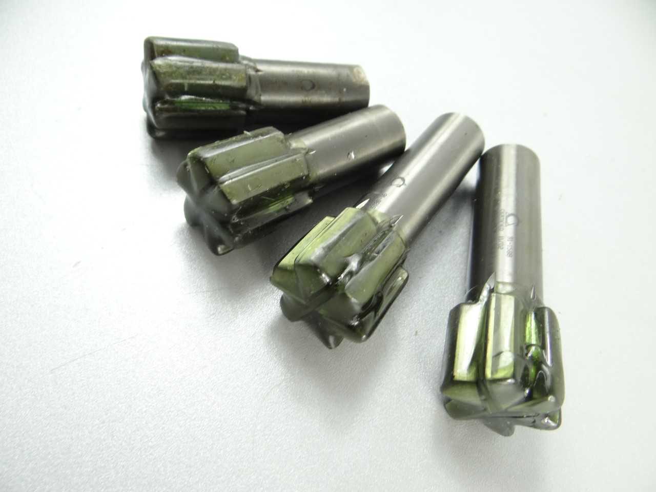 Lot of 4 Freshly Sharpened Solid Carbide Shank Milling Cutters - MACHINING ACCESSORIES & TOOLING
