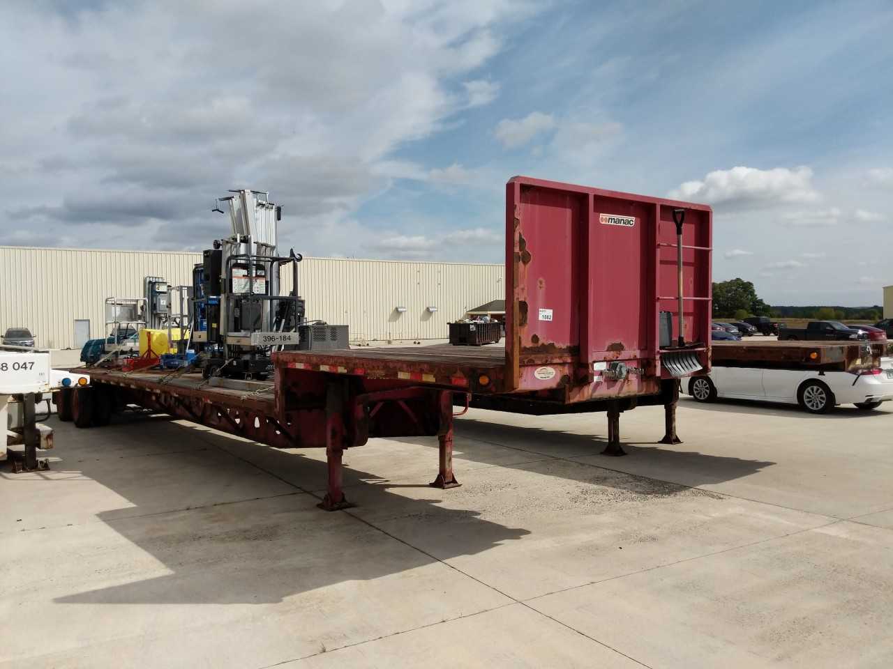 2007 MANAC 13248A00 DROP DECK TRAILER - CONTENTS NOT INCLUDED - TRAILERS 2007 MANAC 13248A00 DROP DECK TRAILER - CONTENTS NOT INCLUDED - TRAILERS