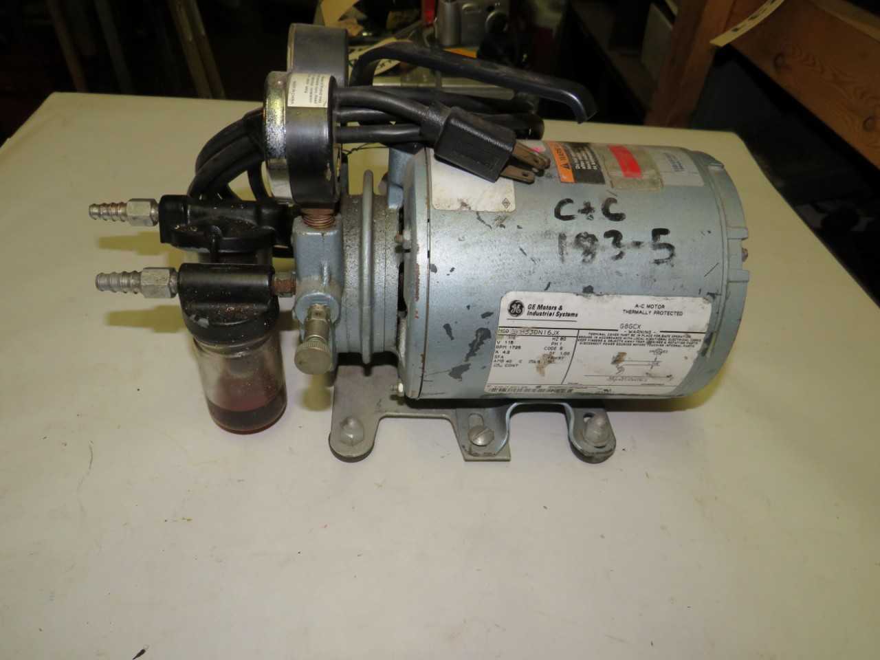 GENERAL ELECTRIC VACUUM PUMP 5VH33DN16JX - VACUUM PUMP