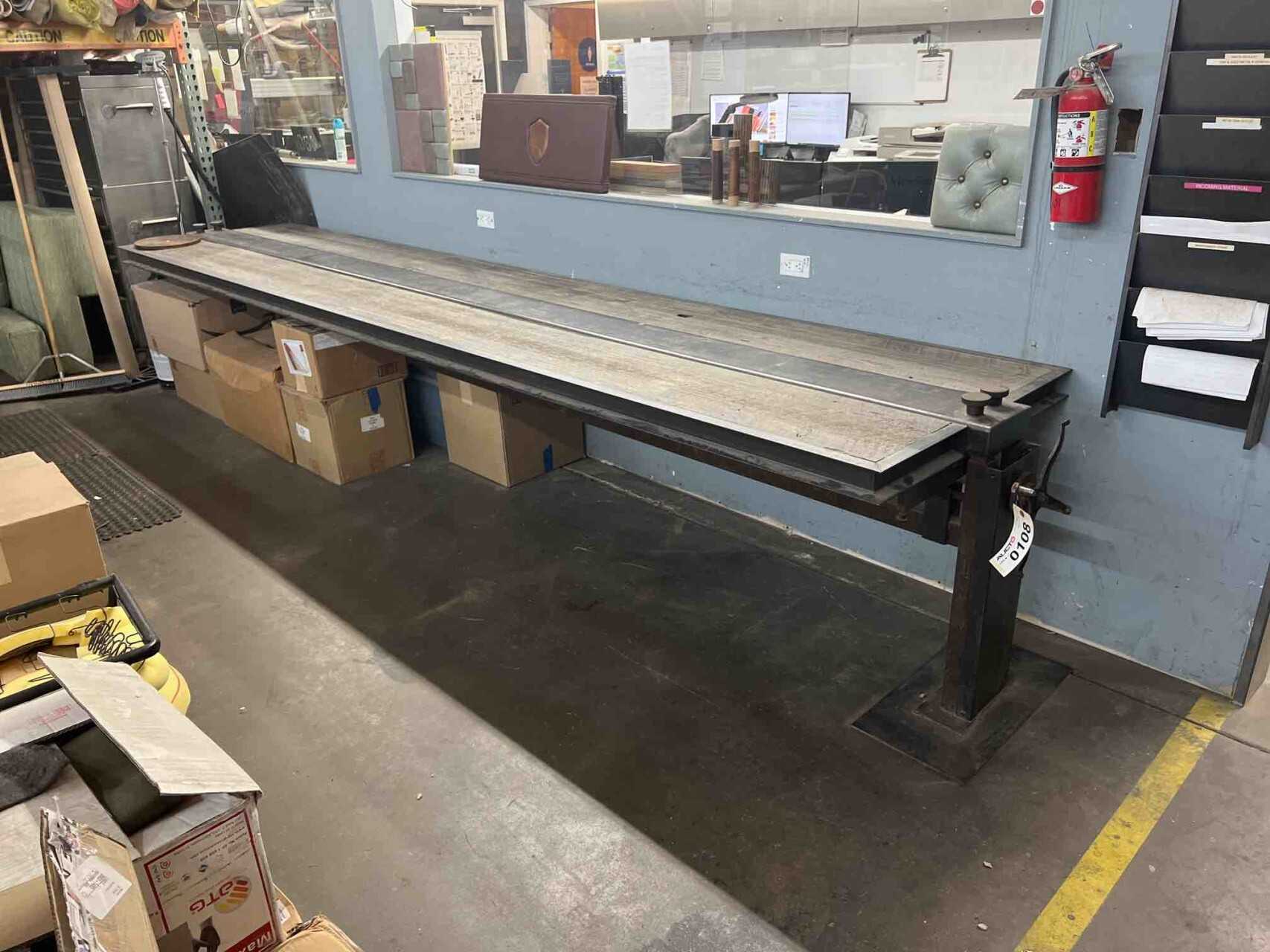Work Bench With Steel Frame & Foldable Wooden Top - MATERIAL HANDLING Work Bench With Steel Frame & Foldable Wooden Top - MATERIAL HANDLING
