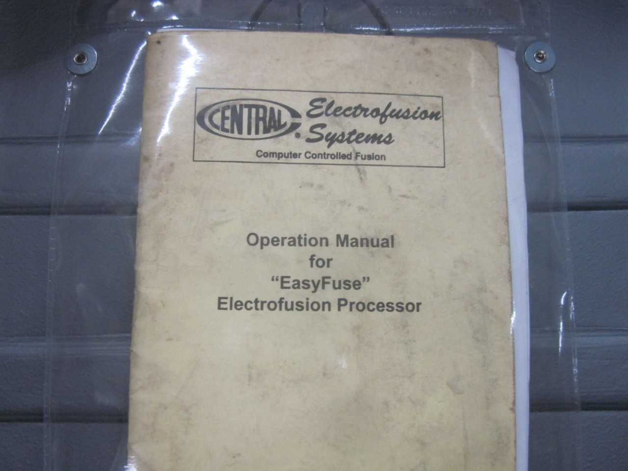 Lot of 9 Central Plastics Easy Fuse Electrofusion Processors - ELECTRIC POWER TOOLS
