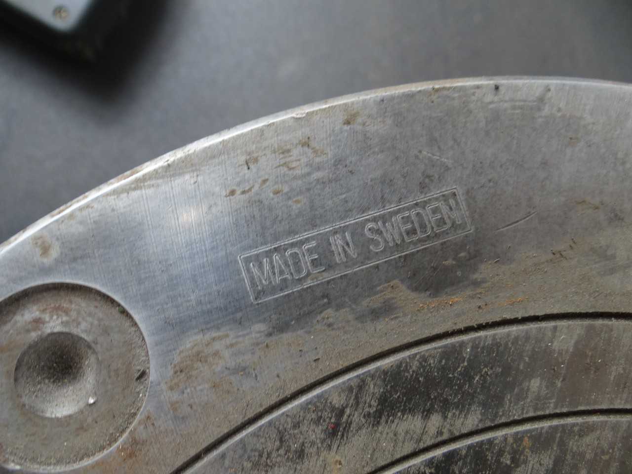 SKAND SWEDEN 12 INCH POWER LATHE CHUCK - HOLEMAKING TOOLS