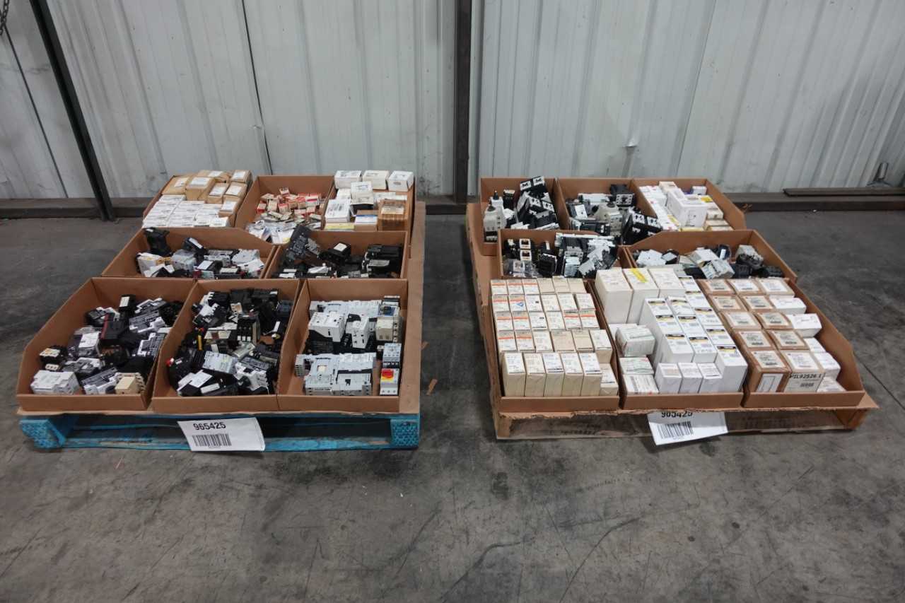 2 PALLETS OF ASSORTED MOTOR STARTERS - MOTOR STARTERS