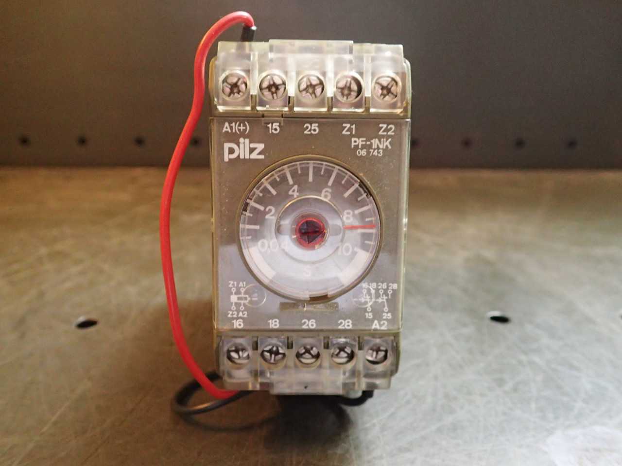 Pilz PF-1NK Rail Mount Timer Time Delay Relay w Murrelektronik LG-S 01 Supressor - AUTOMATION & CONTROLS