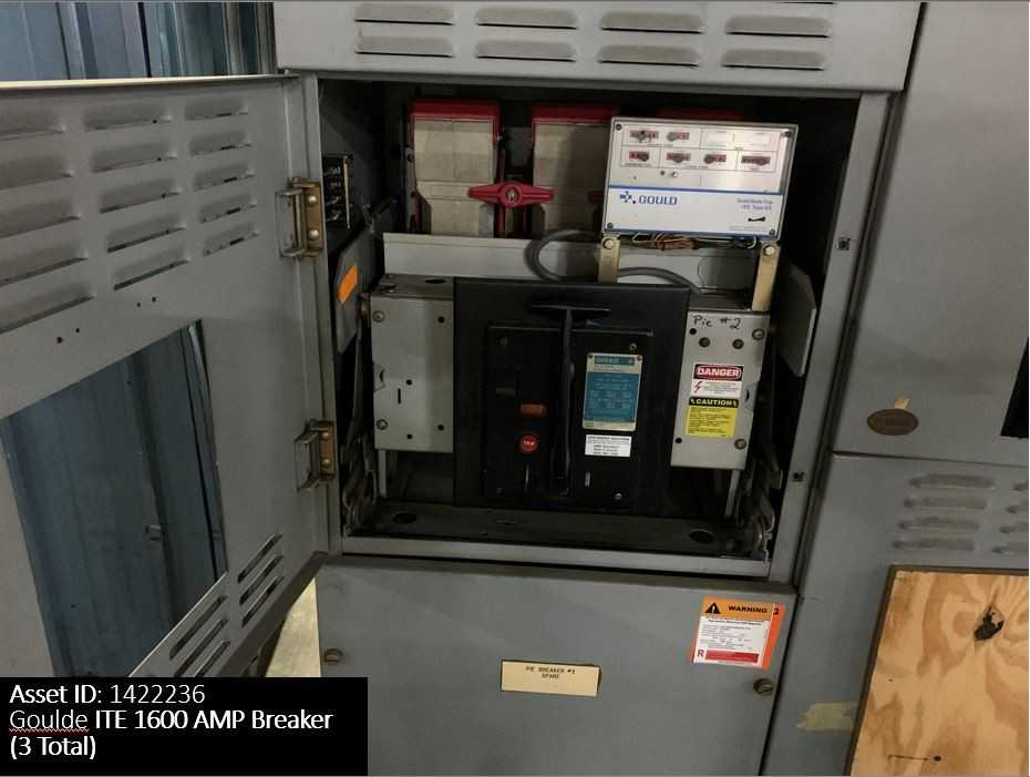 Gould ITE 1600 AMP Breaker (3 total) - CIRCUIT BREAKERS