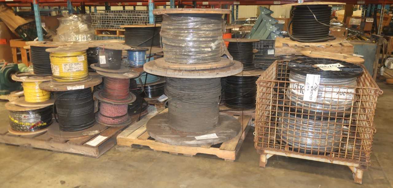 6 PALLETS OF ASSORTED THERMO CABLE-WIRE - WIRE MANUFACTURING