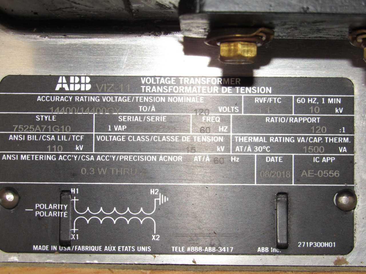 ABB transformer - CONTROL TRANSFORMERS