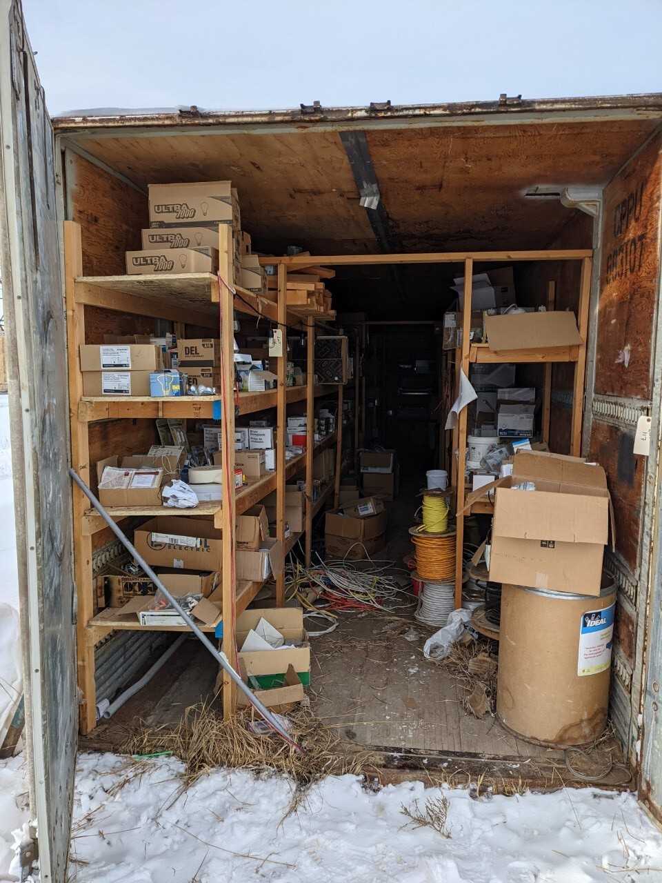 Contents of Trailer 22 - Bulk New Electrical Supplies Trailer - MISCELLANEOUS Contents of Trailer 22 - Bulk New Electrical Supplies Trailer - MISCELLANEOUS