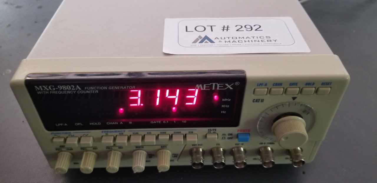 Metex MXG-9802A - METAL INSPECTION EQUIPMENT Metex MXG-9802A - METAL INSPECTION EQUIPMENT