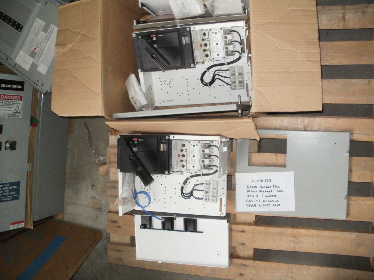 EATON SMART MCC 15 AMP BREAKERS ( QTY. 2 ) - MOTOR CONTROL CENTERS