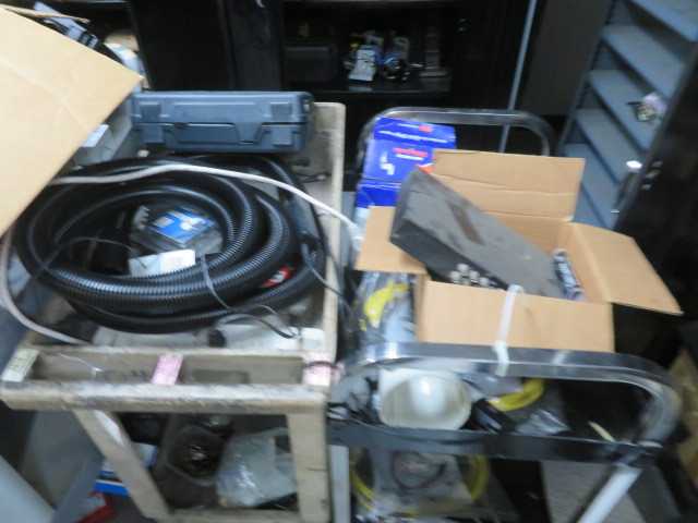 (3) carts and contents - MISCELLANEOUS
