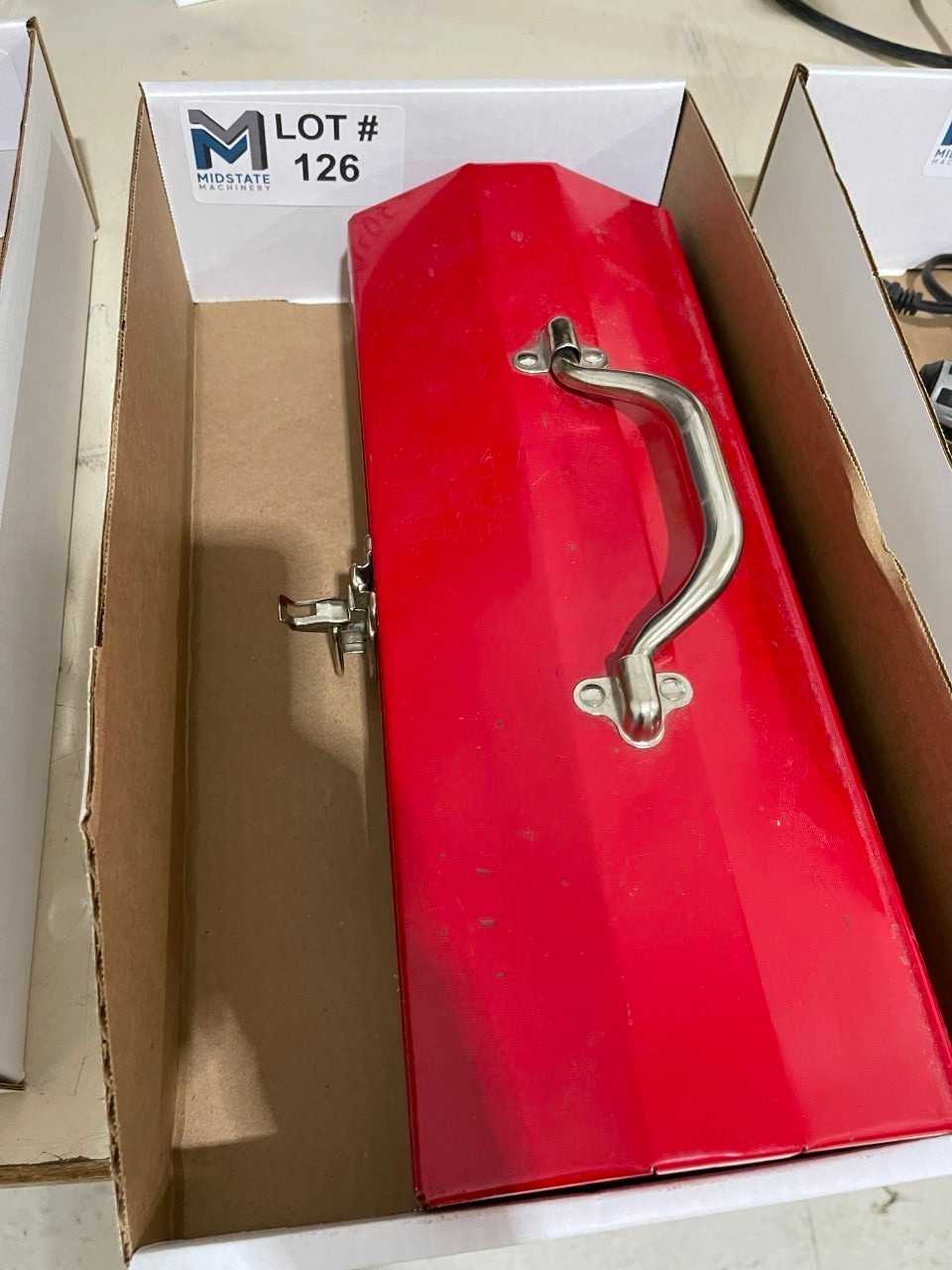 Empty Red Tool Box - TOOL STORAGE
