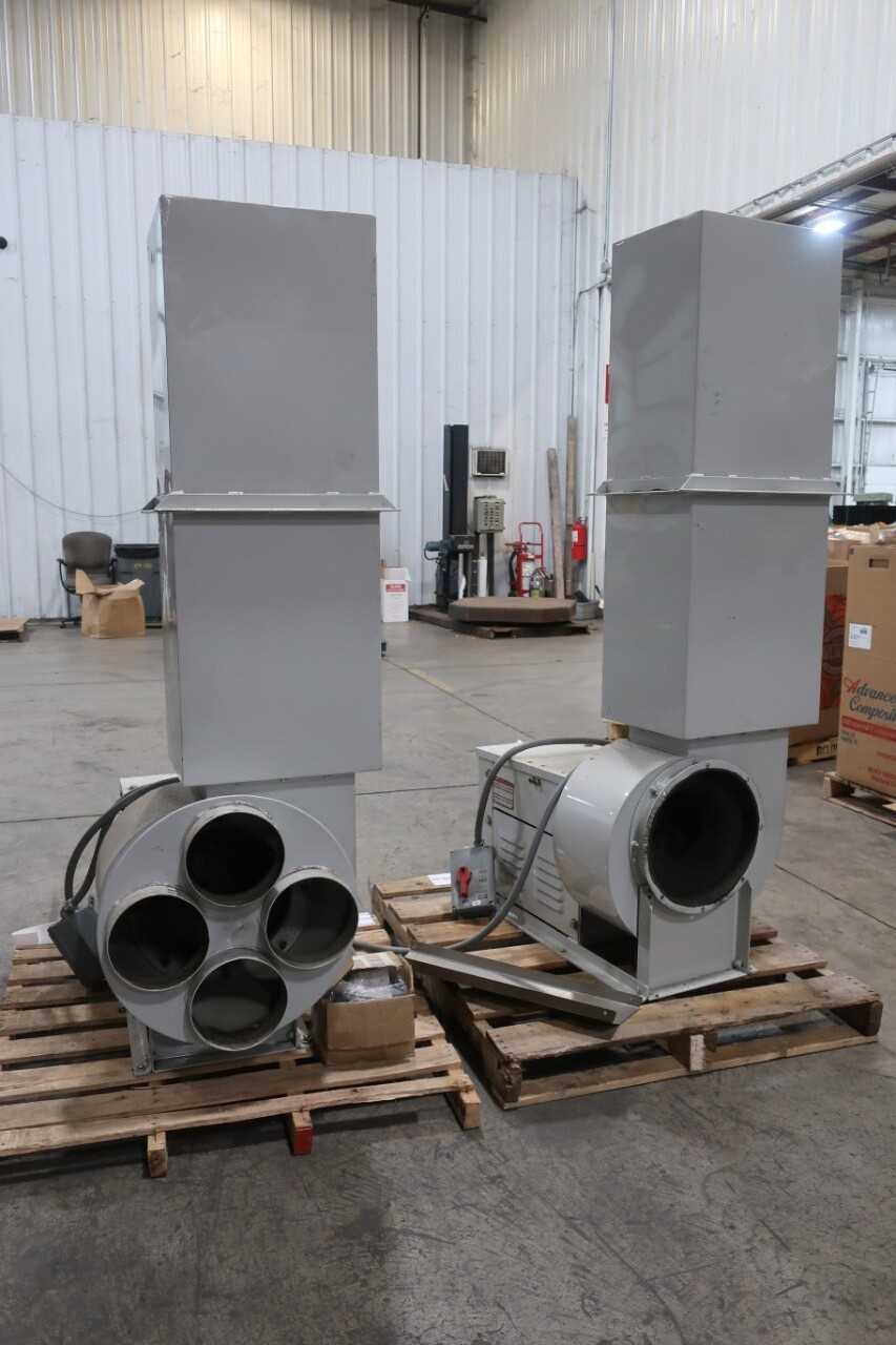 LOT OF 2 NEW YORK BLOWER 123 ACF GENERAL PURPOSE BLOWER FANS - BLOWER FAN