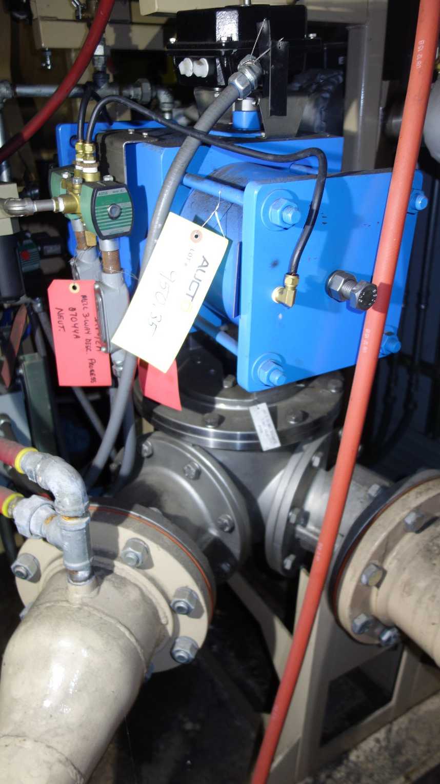 DSI MILL 6 IN STAINLESS 3-WAY DISCHARGE VALVE - CONTROL VALVE