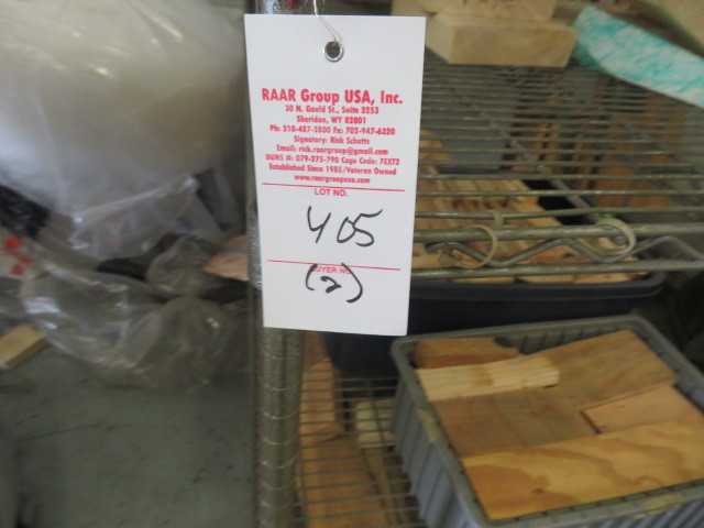 Metal Rack on wheels (2) Lot - MISCELLANEOUS