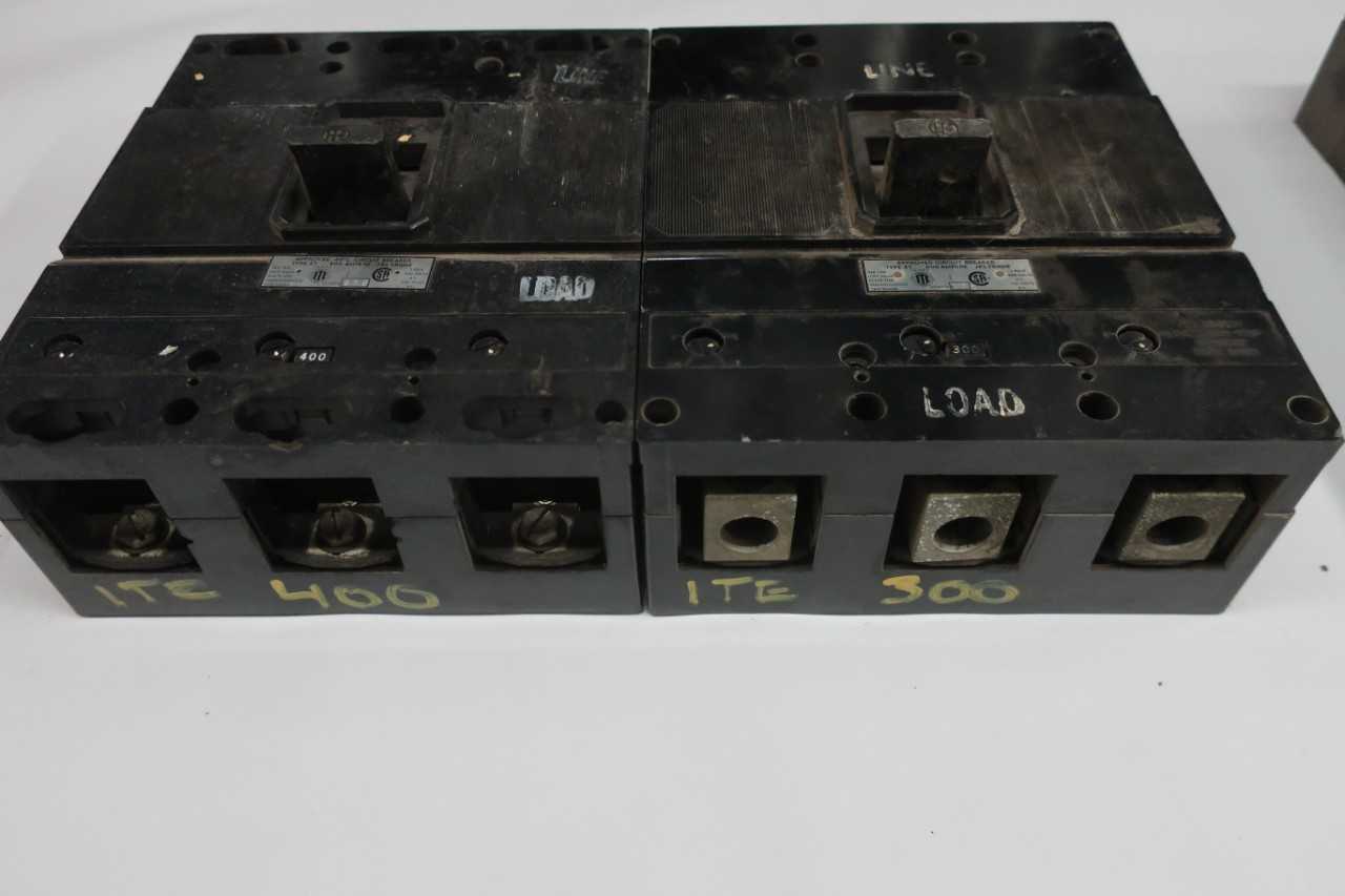 LOT OF 2 ITE ET-400 400A 600V-AC CIRCUIT BREAKERS - CIRCUIT BREAKERS