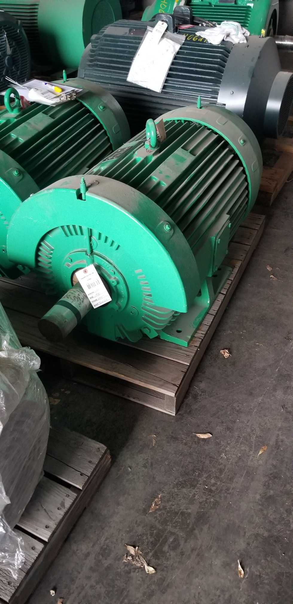 125 HP 1800 RPM 444T Frame Toshiba Motor Rebuilt - ELECTRIC MOTORS