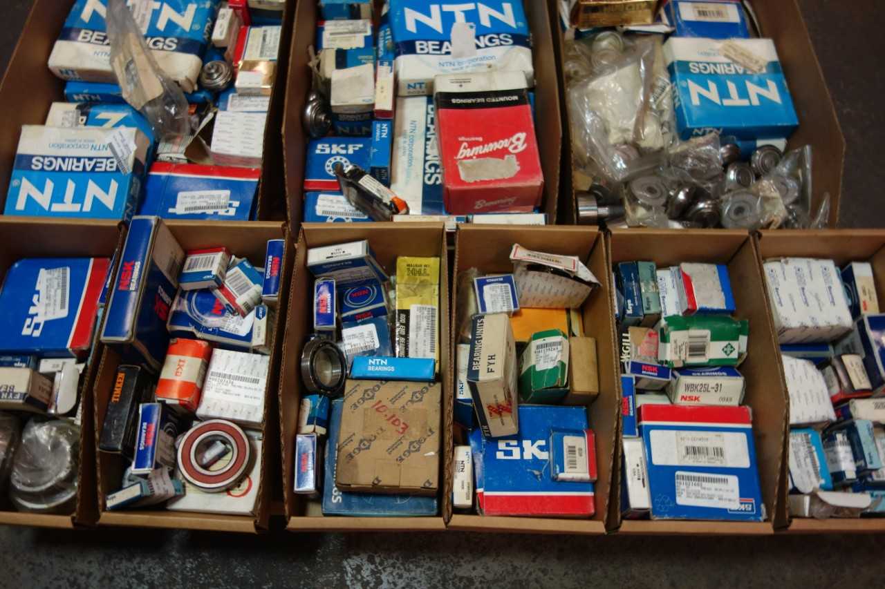 1 PALLET OF ASSORTED BEARINGS AND BUSHES- SKF, DODGE, KOYO, TIMKEN - BEARINGS
