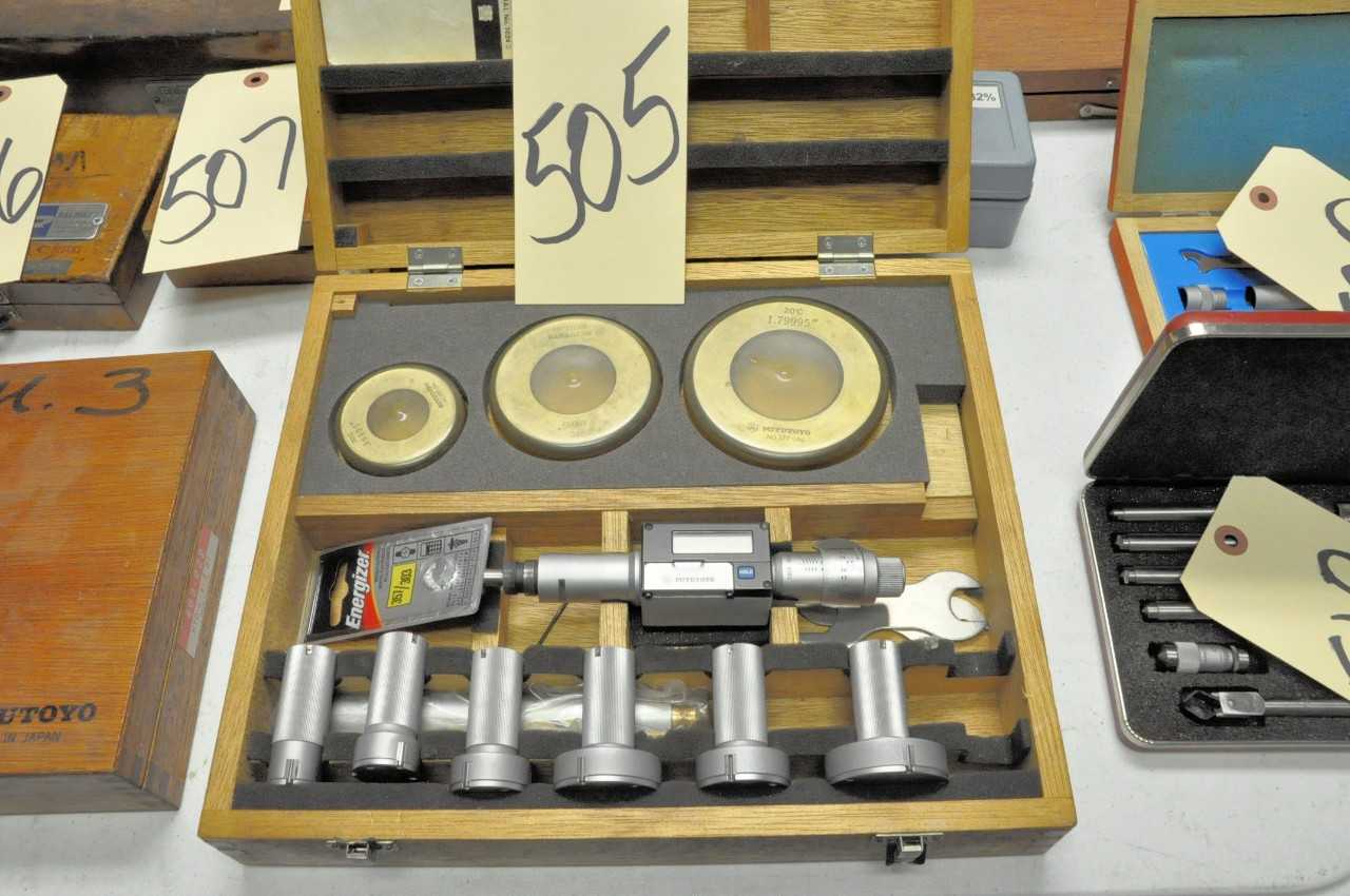 Mitutoyo Series 468 Digimatic Hole Test Set with Case - INDUSTRIAL PARTS