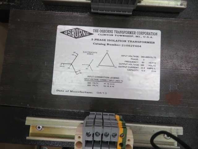 Osborne Transformer - ELECTRICAL COMPONENTS