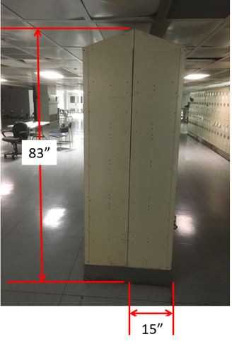 Lot of Approximately 228 Lockers - TOOL STORAGE Lot of Approximately 228 Lockers - TOOL STORAGE