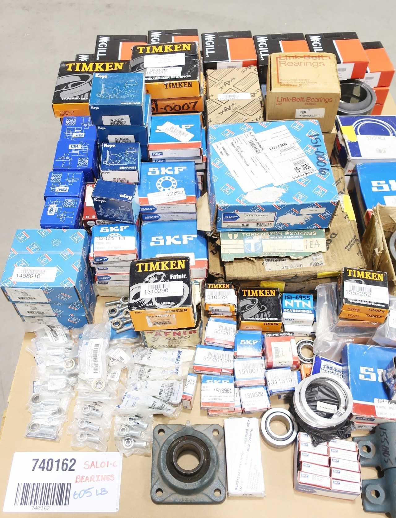 1 PALLET OF ASSORTED BEARINGS - BEARINGS