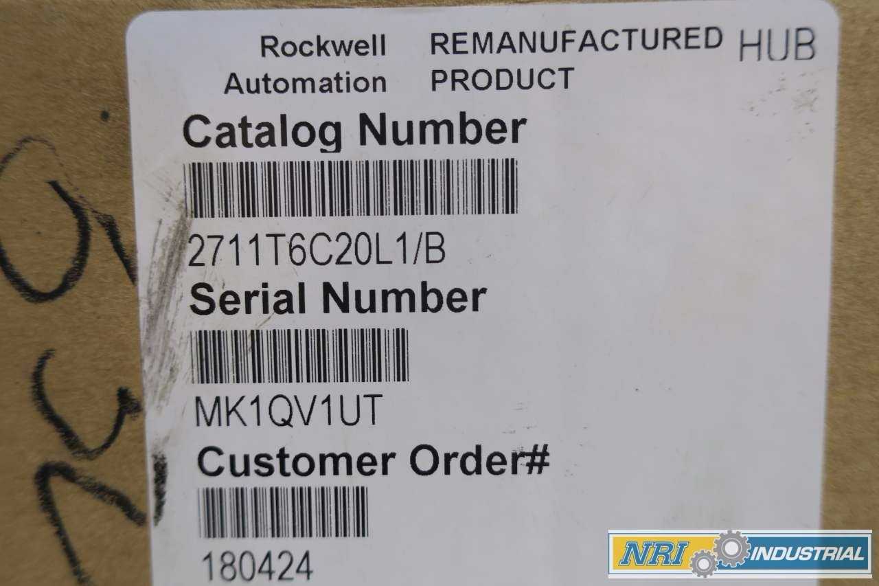 ALLEN BRADLEY PANELVIEW 600 OPERATOR INTERFACE PANEL - MISCELLANEOUS