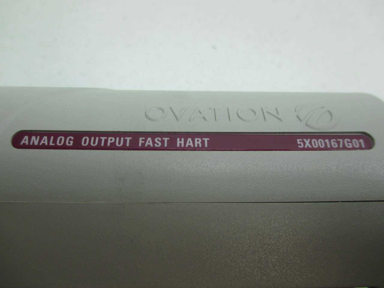 OVATION FAST HART ANALOG OUTPUT MODULE - MISCELLANEOUS