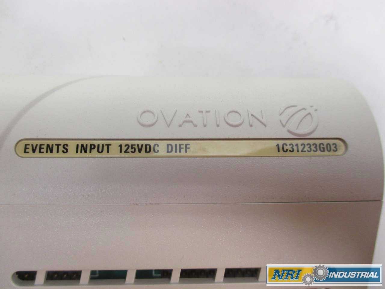 OVATION DIGITAL INPUT EMOD MODULE - MISCELLANEOUS