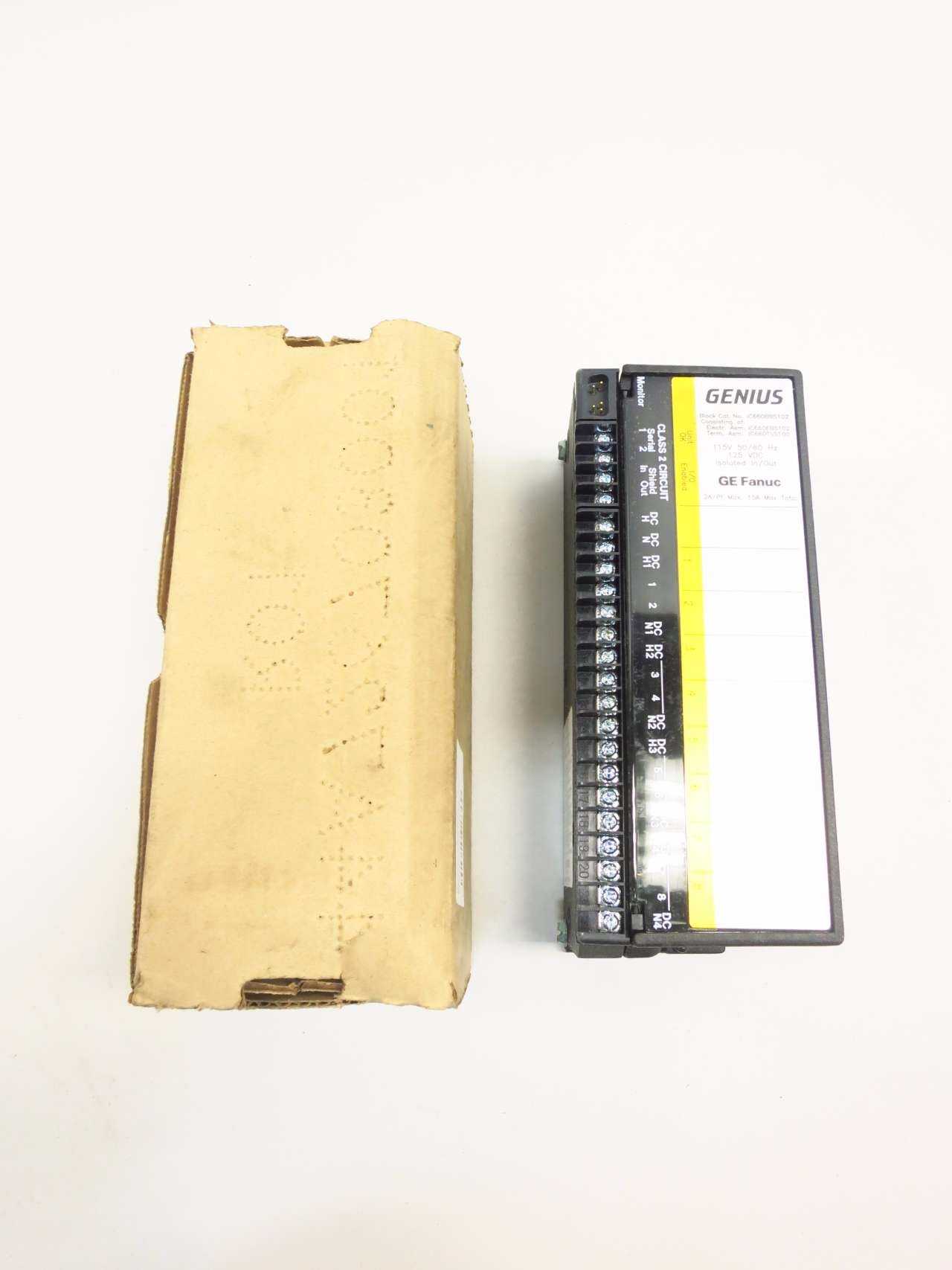 GE FANUC GENIUS I/O BLOCK MODULE - MISCELLANEOUS