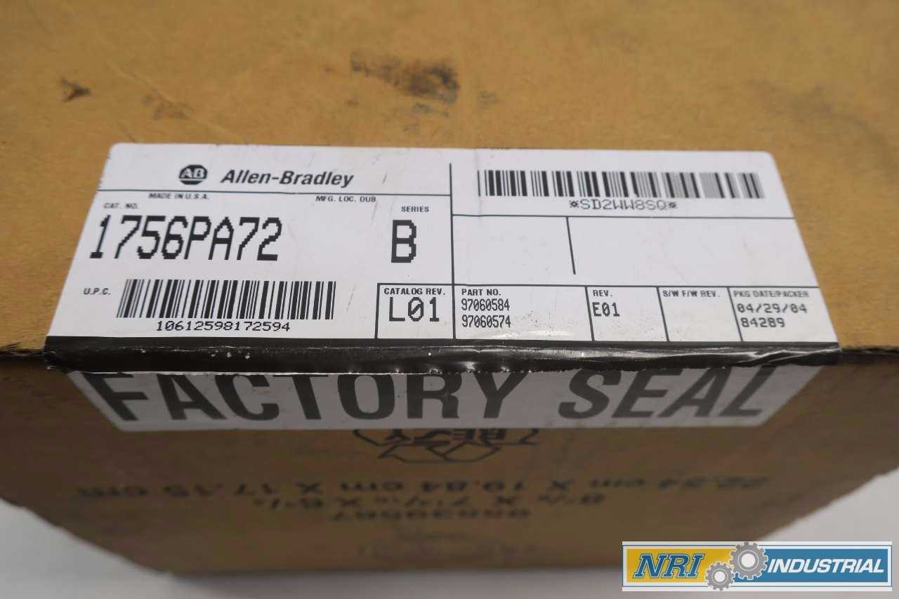 ALLEN BRADLEY CONTROLLOGIX POWER SUPPLY - MISCELLANEOUS