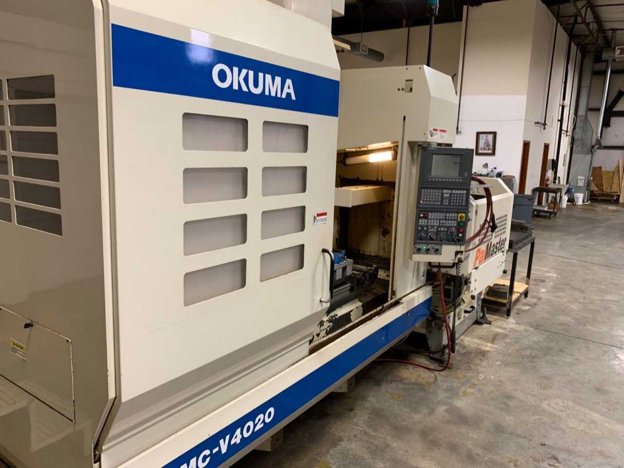 2002 Okuma MC-V4020 Vertical Machining Center with Pallet Changer - VERTICAL MACHINING CENTERS