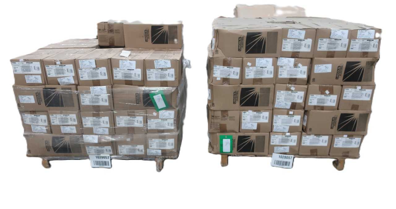 2 PALLETS OF LINCOLN ELECTRIC ULTRA CORE SR-12H GAS SHIELDED CORE WIRE, 112 SPOOLS - ELECTRICAL COMPONENTS