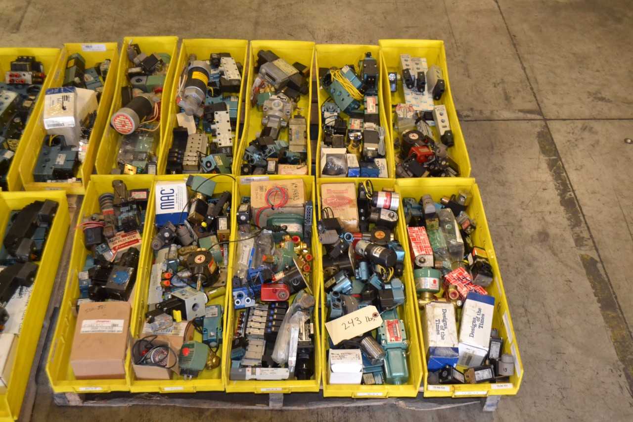 2 PALLETS OF ASSORTED SOLENOID VALVES, ASCO - MISCELLANEOUS