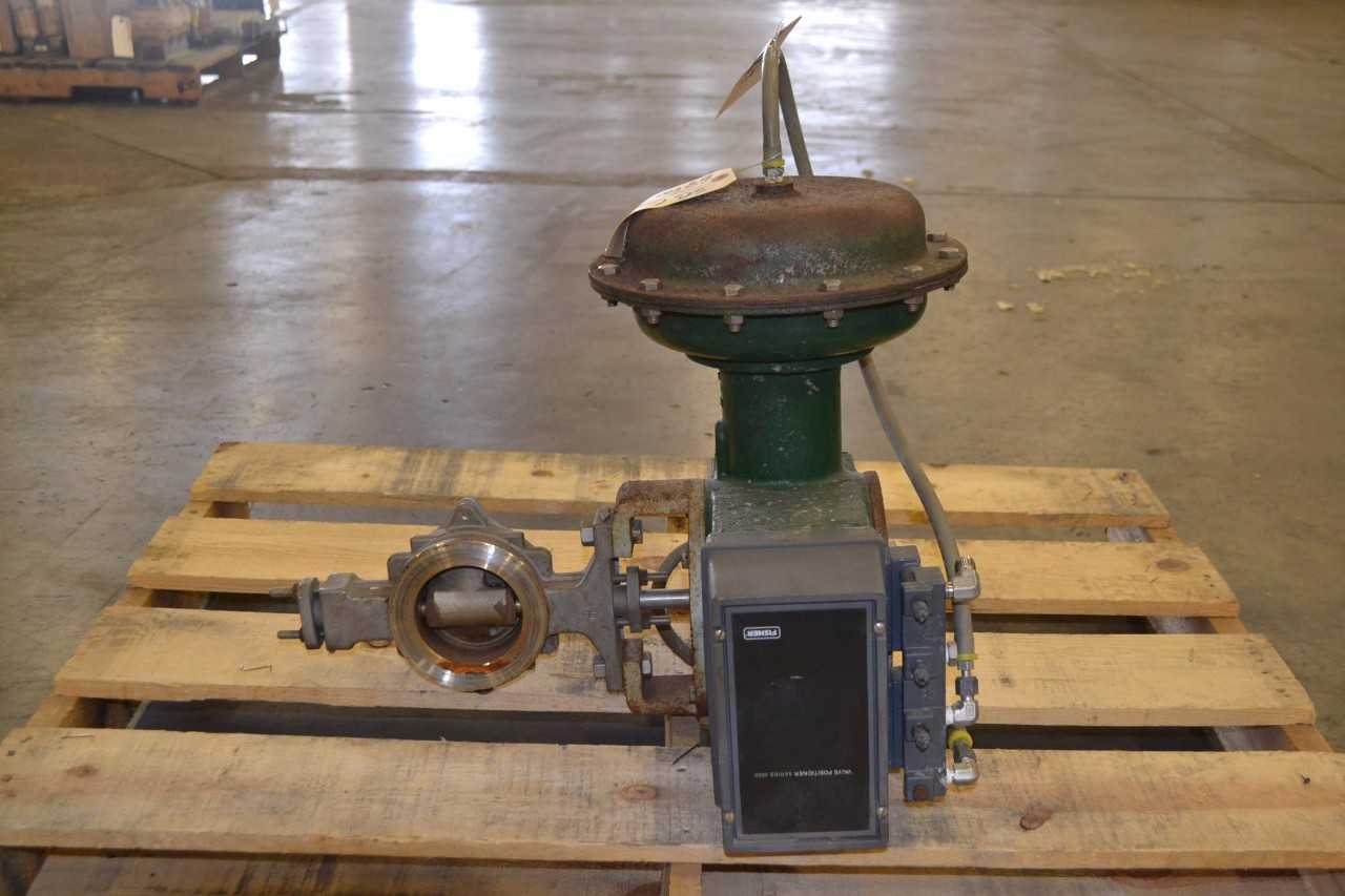 FISHER 1051 VEE DISC 3 IN 600 STAINLESS CONTROL VALVE - MISCELLANEOUS