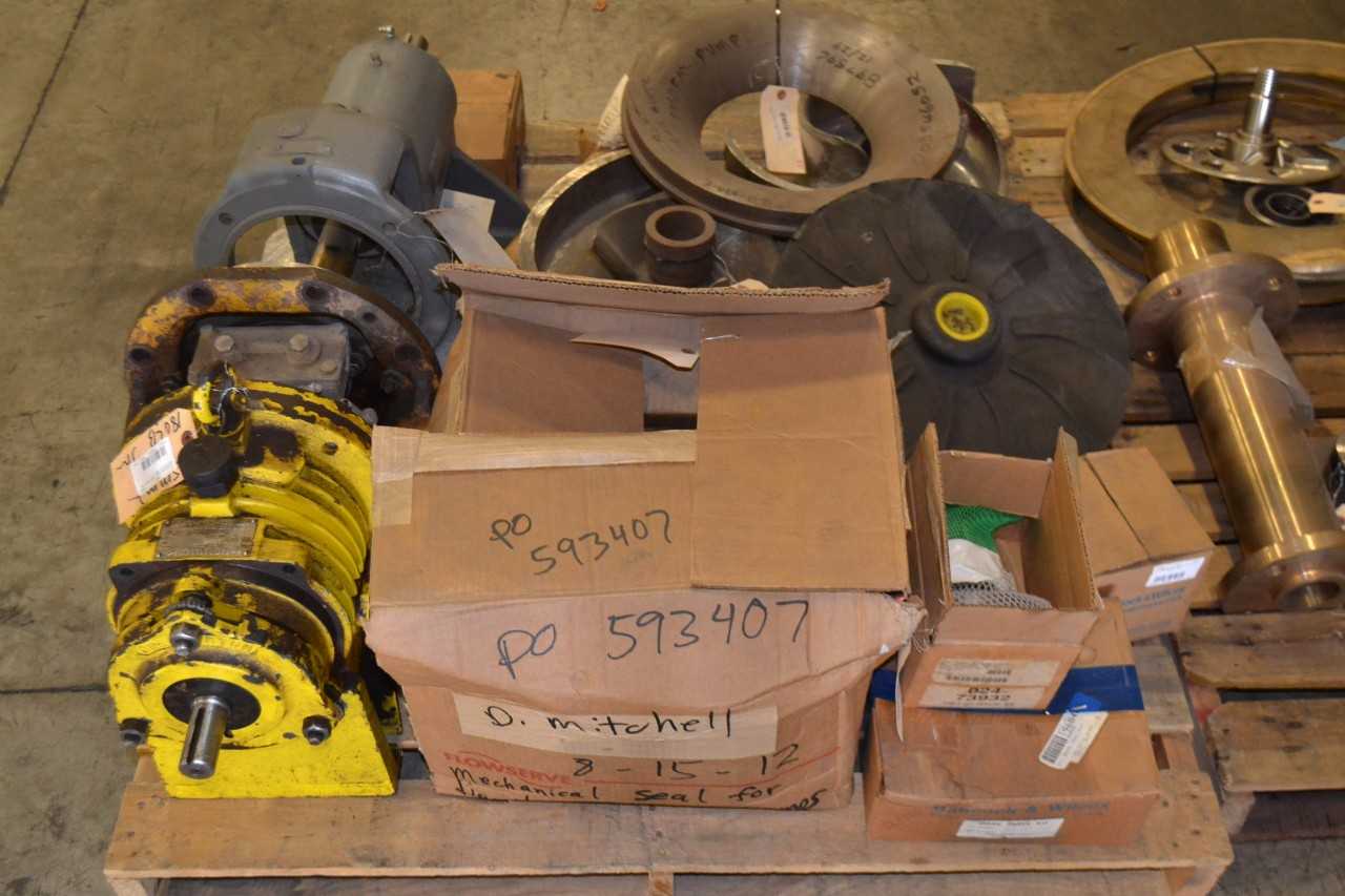 2 PALLETS OF ASSORTED PUMP REPLACEMENT PARTS - MISCELLANEOUS
