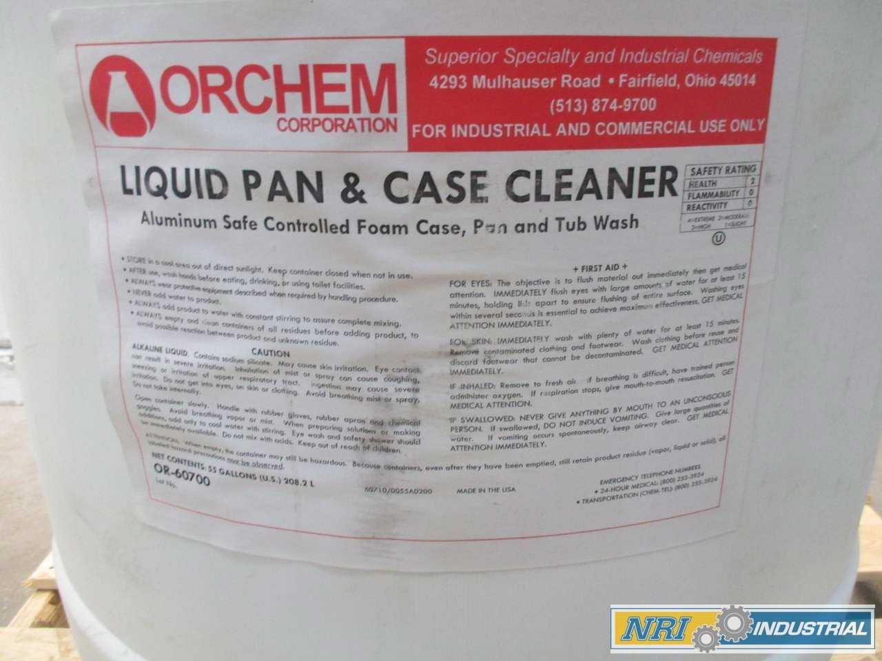 NEW ORCHEM 55GAL LIQUID PAN & CASE CLEANER - MISCELLANEOUS
