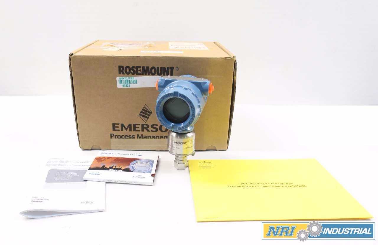ROSEMOUNT 3051S2TG3 800 PSI PRESSURE TRANSMITTER - MISCELLANEOUS